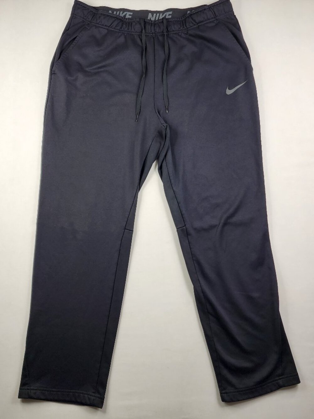 Nike Mens XXL Dri-FIT Fleece Training Pants Black Standard Fit Sweatpants EX